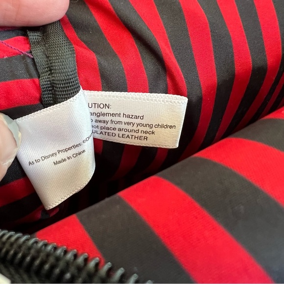 Disney Parks Loungefly Backpack 101 Dalmatians Gray Stripe - Picture 13 of 14